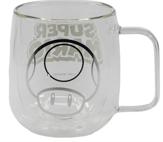 Super Mario Glass Cup - Toad