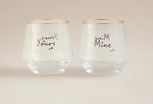 Yours & Mine Glasses Set