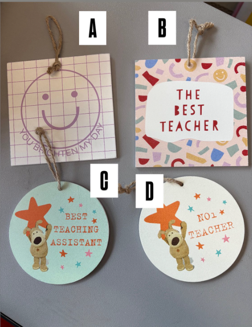 Thank You Teacher Plaque