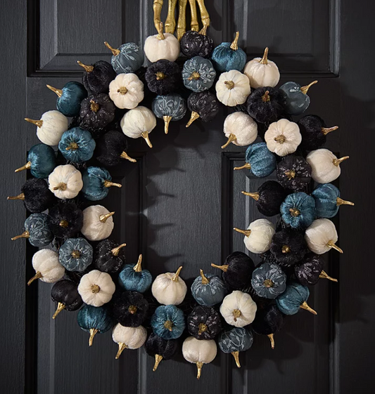 Glam Pumpkin Wreath