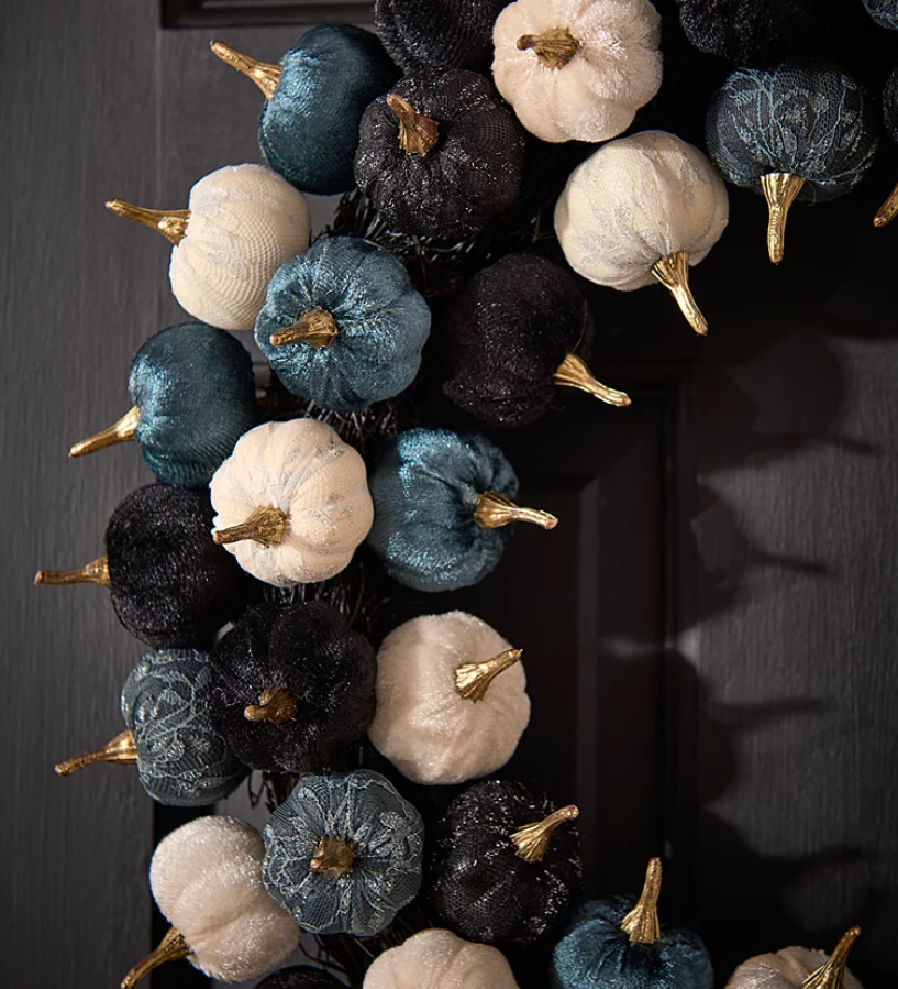 Glam Pumpkin Wreath