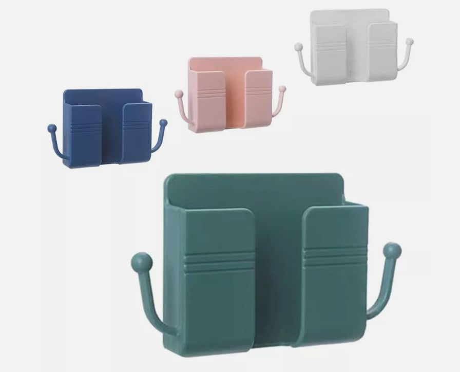 4pcs Remote Controls Holders Universal Remote Control Storage Box Adhesive