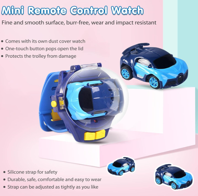 Mini Remote Control Car Watch
