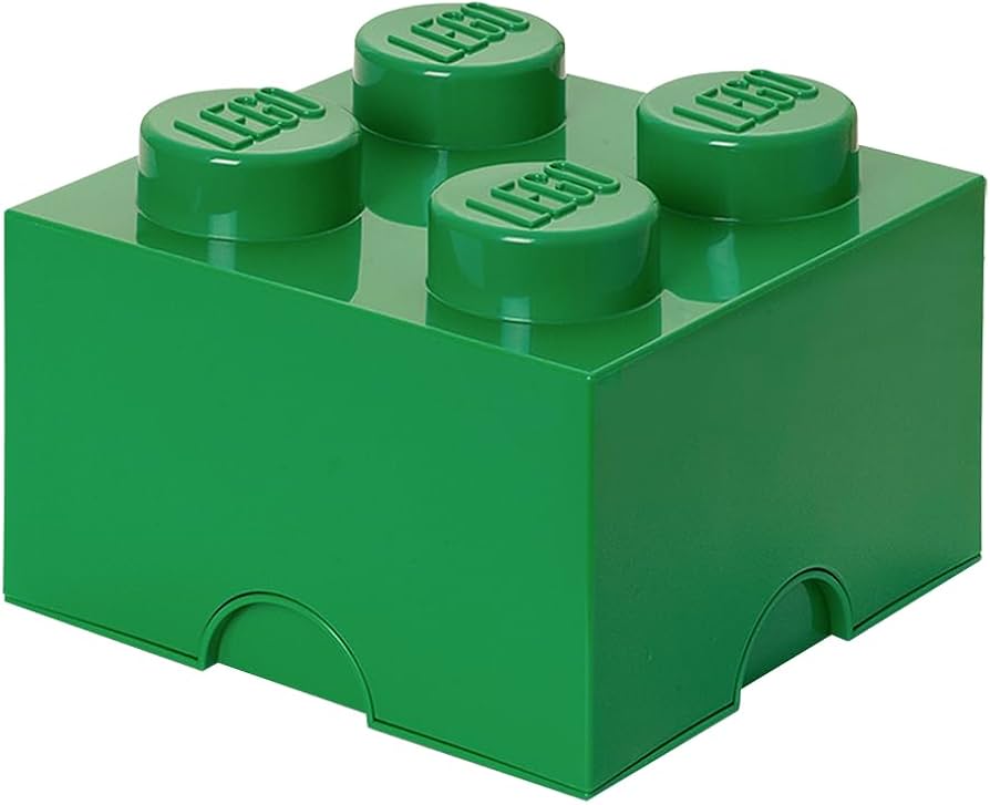 Lego storage brick 4 (multiple colours)