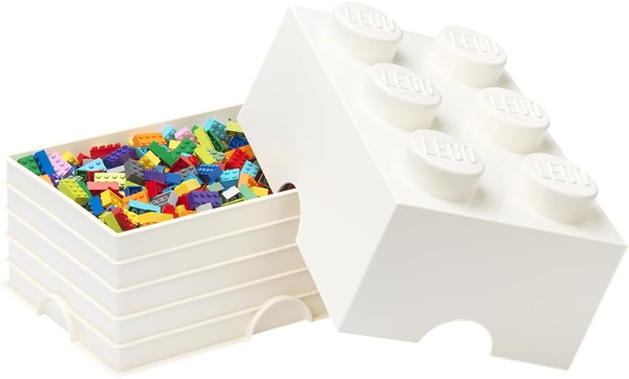 Lego storage brick 6 (multiple colours)