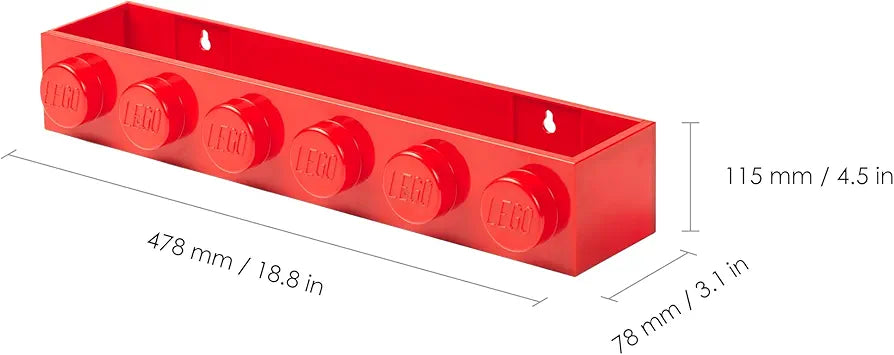 Lego book rack (multiple colours)