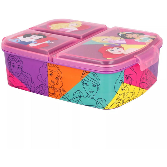 MULTI COMPARTMENT SANDWICH BOX DISNEY PRINCESS BRIGHT & BOLD