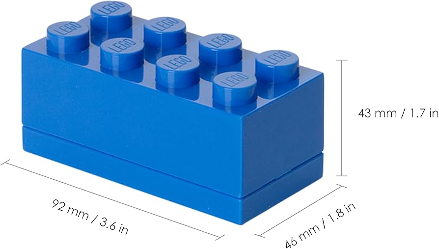 Lego 8 stud MINI boxes