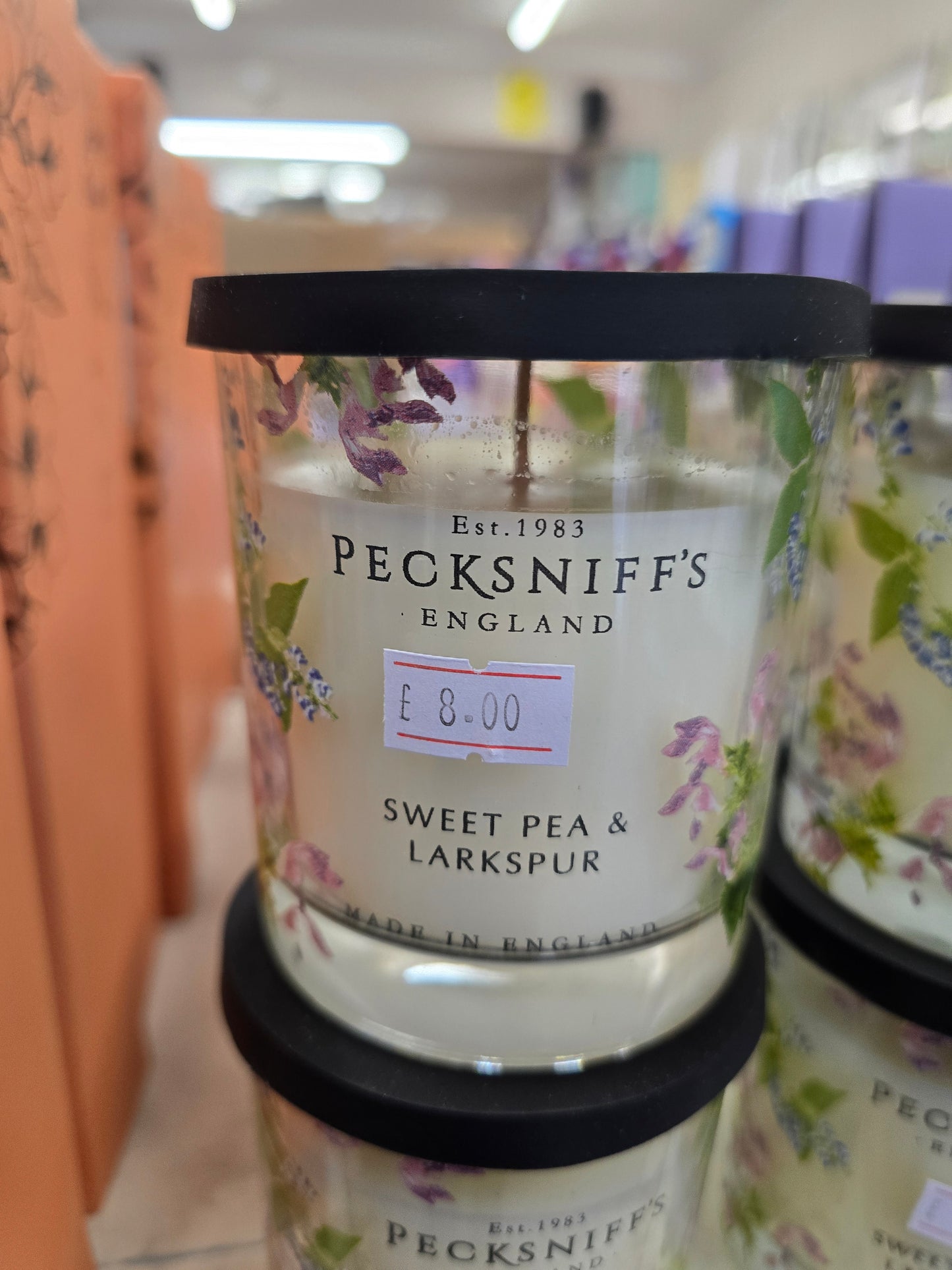 Sweet pea and larkspur