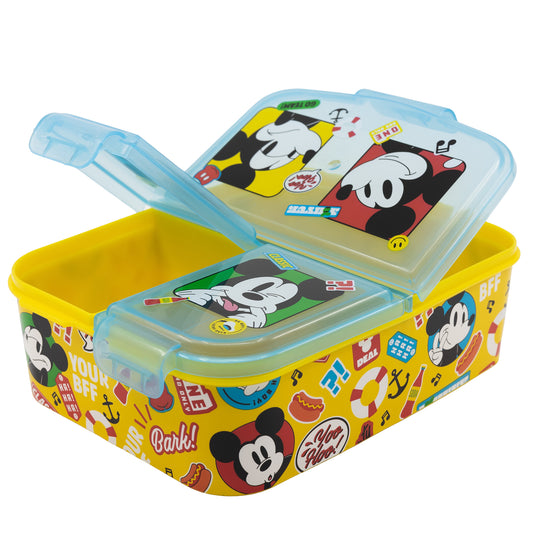 MULTI COMPARTMENT SANDWICH BOX MICKEY MOUSE FUN-TASTIC