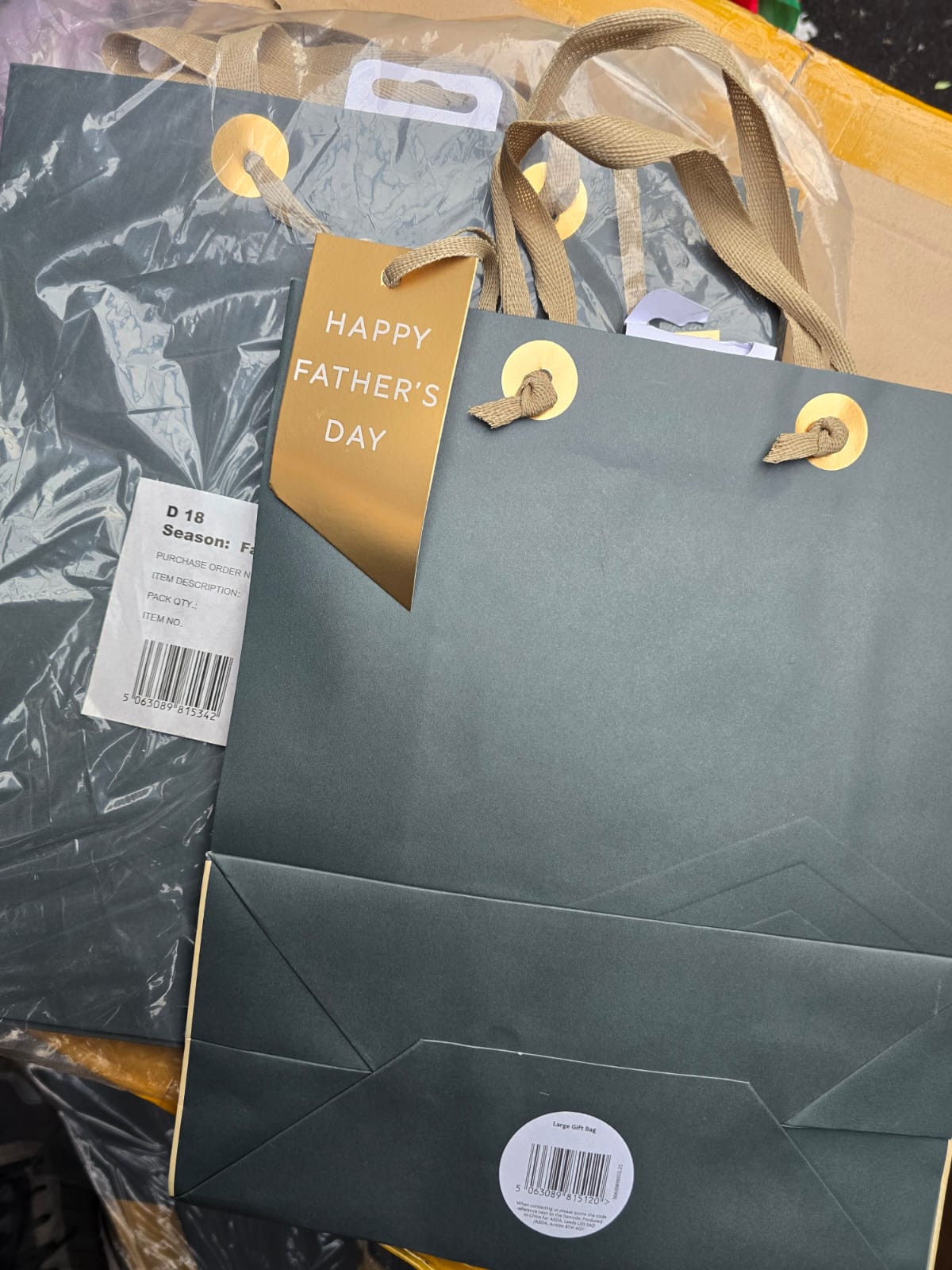 Fathers day gift bags (select variety)