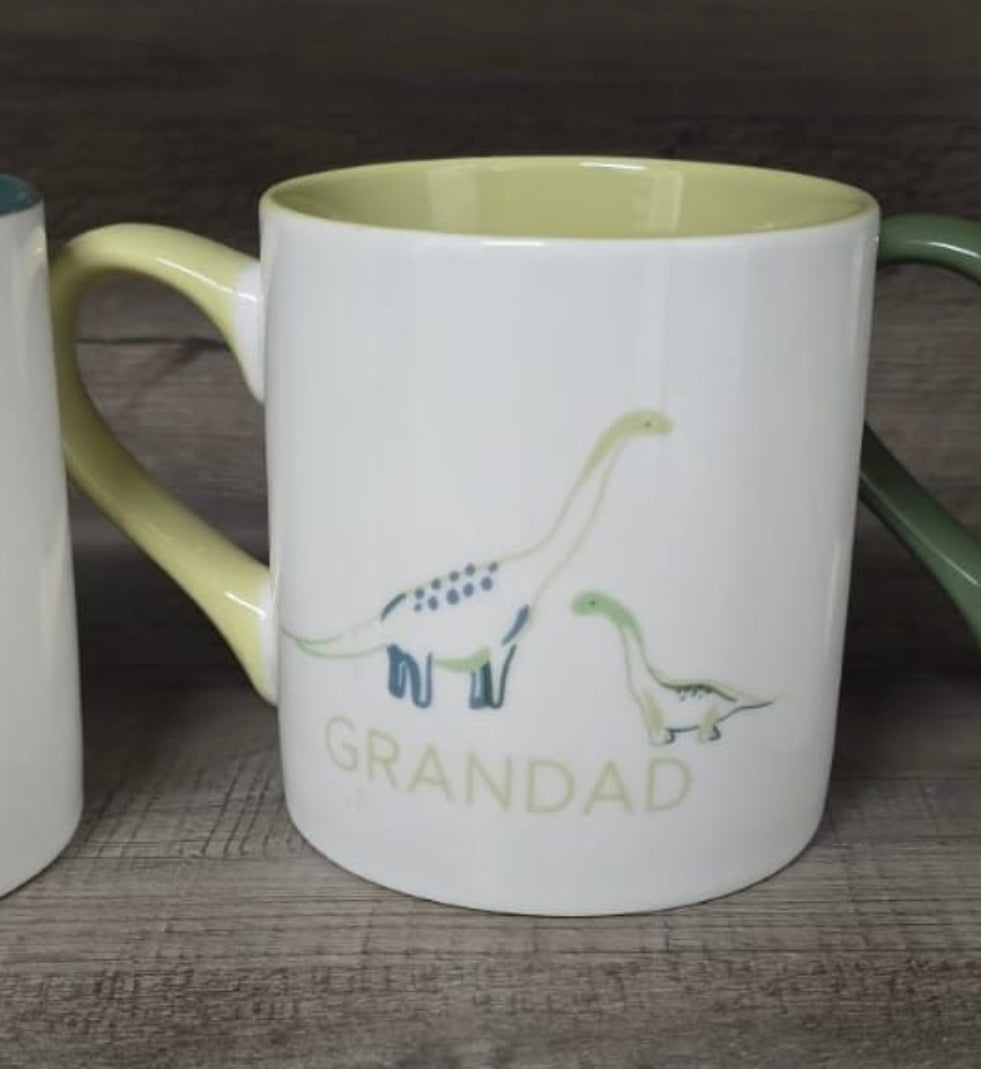 Dinosaurs grandad cup