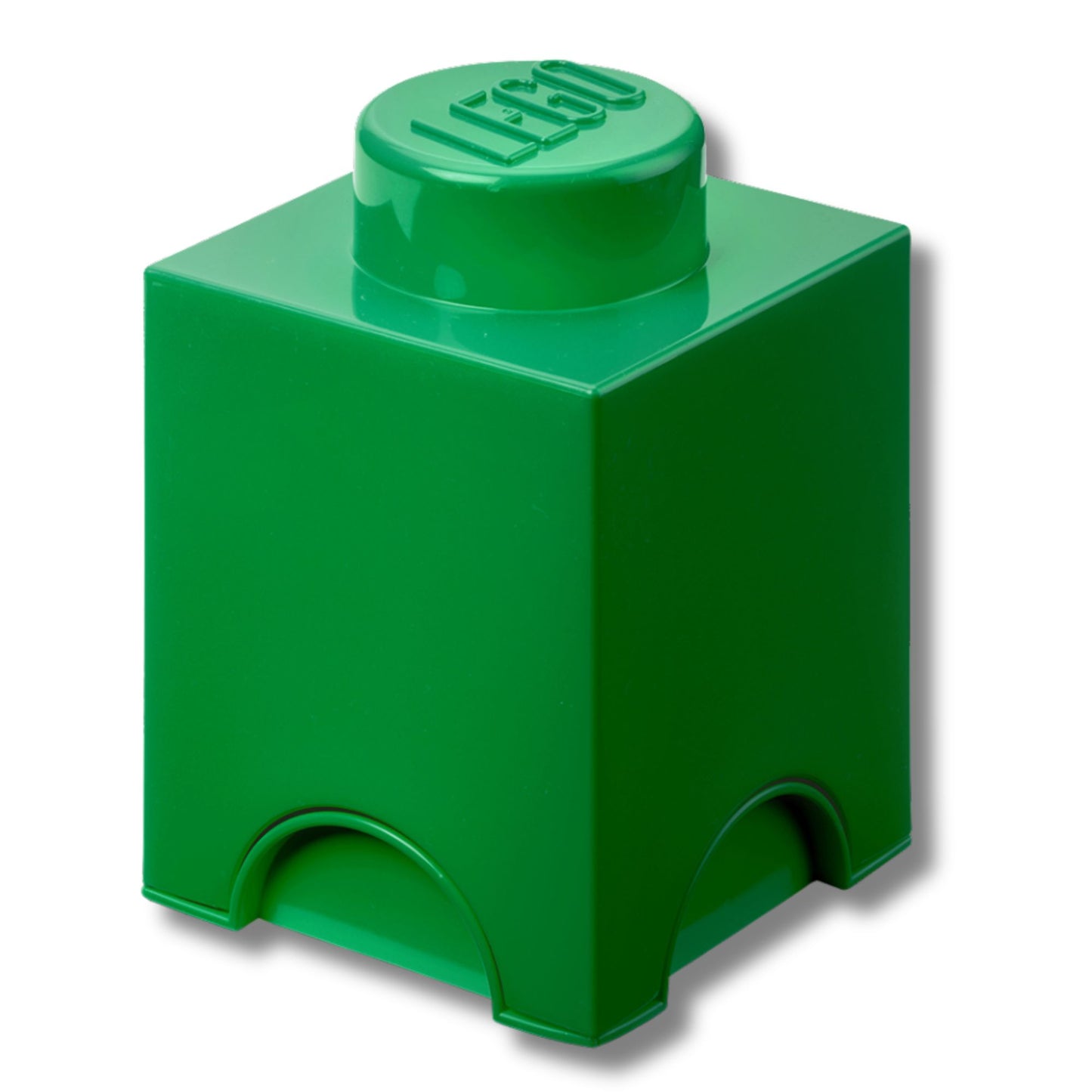 Lego storage brick - green singles