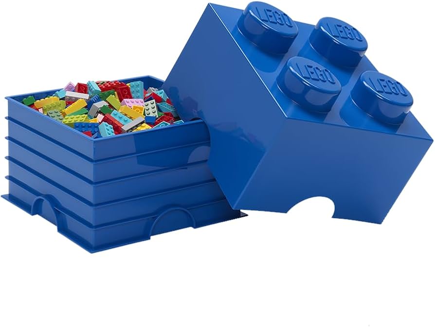 Lego storage brick 4 (multiple colours)
