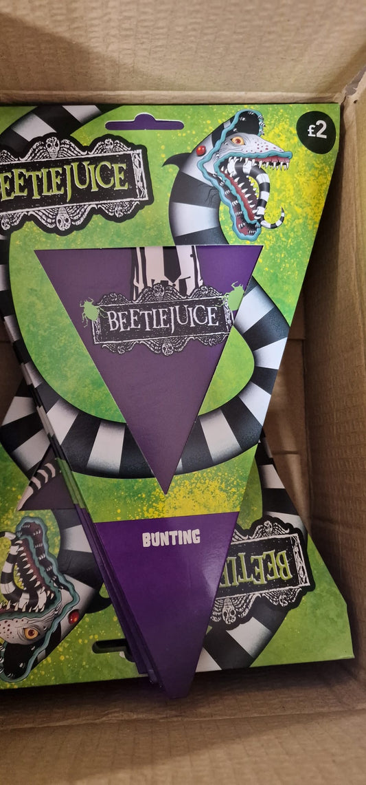Beetle juice buntings ×12