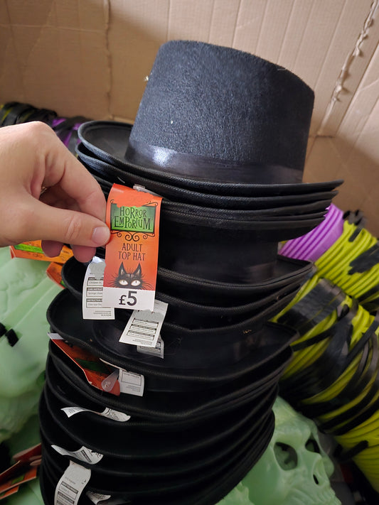 Halloween top hats x10