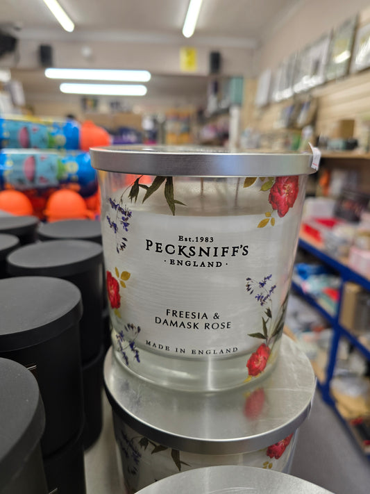 Freesia and damask rose