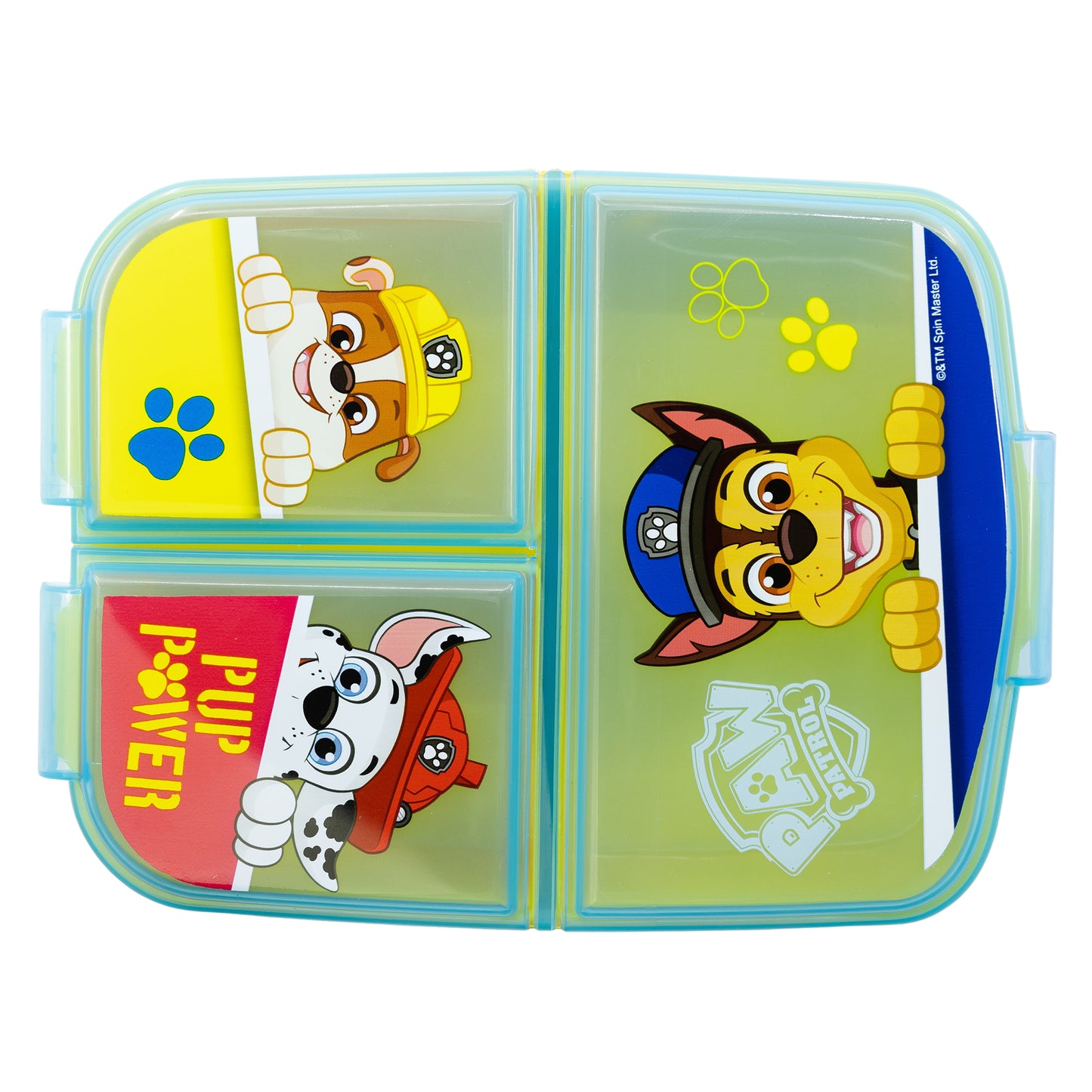 MULTI COMPARTMENT SANDWICH BOX PAW PATROL PUP POWER
