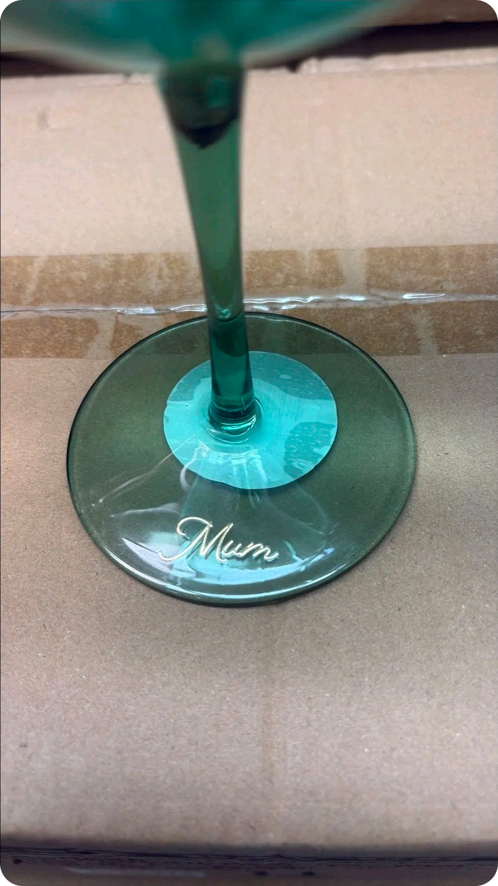 Gin glasses - box of 6 (3 asst) Mum, nana, grandma