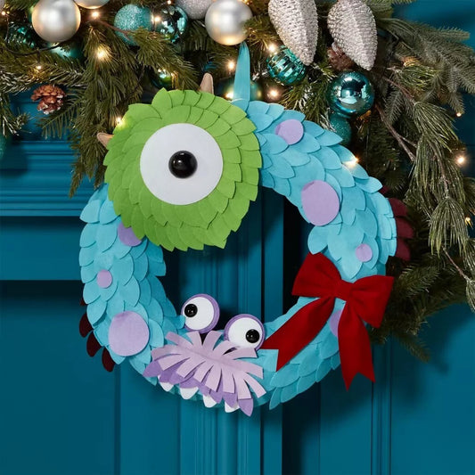 Box of 8 Disney wreaths (monster inc)