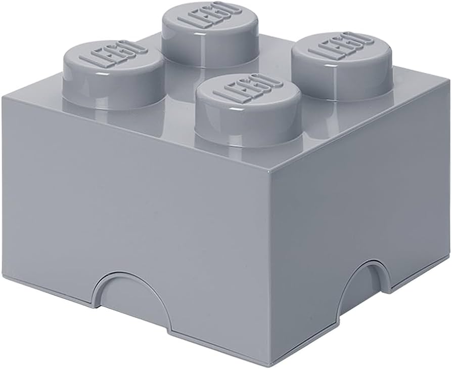 Lego storage brick 4 (multiple colours)