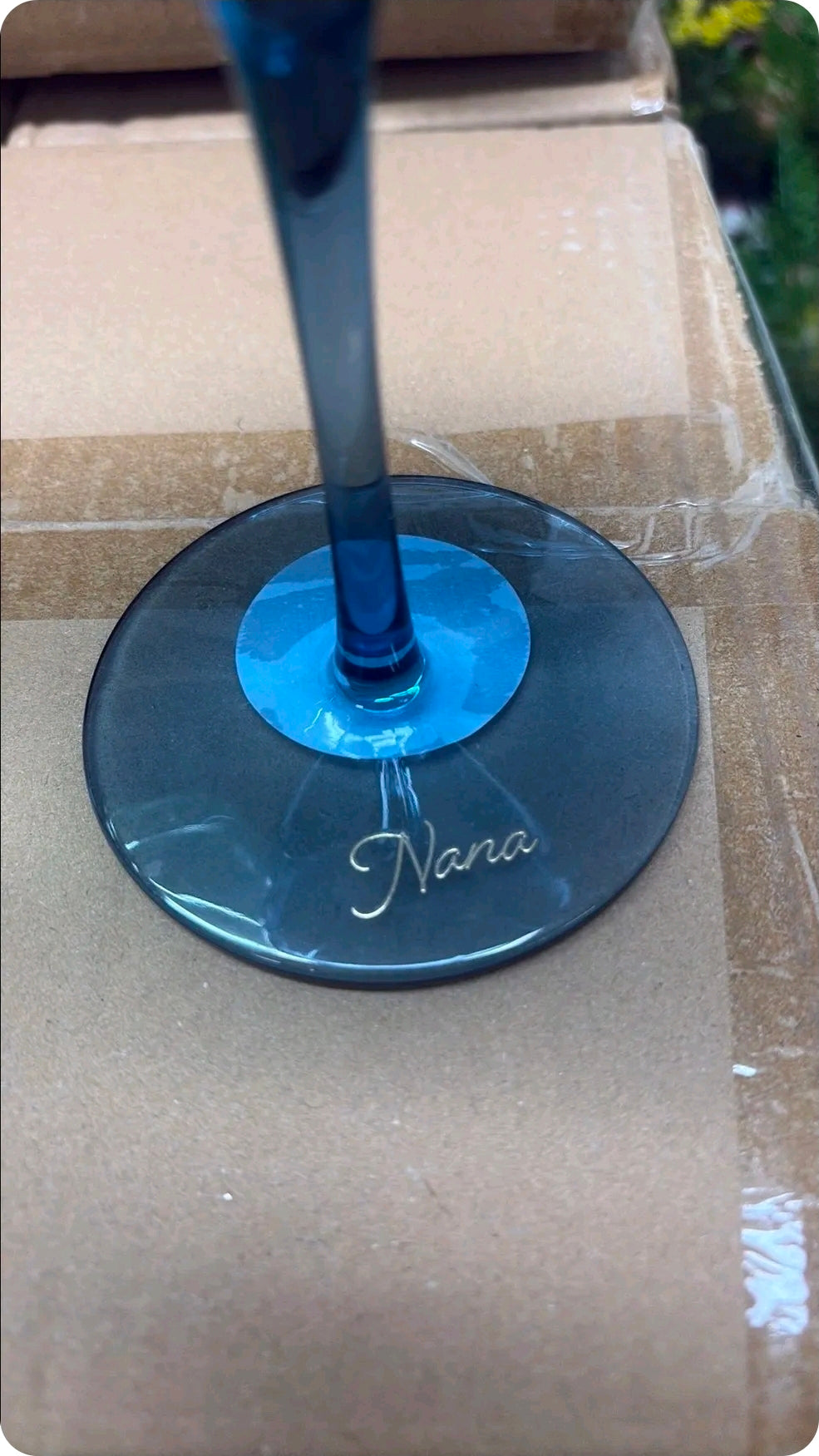 Gin glasses - box of 6 (3 asst) Mum, nana, grandma