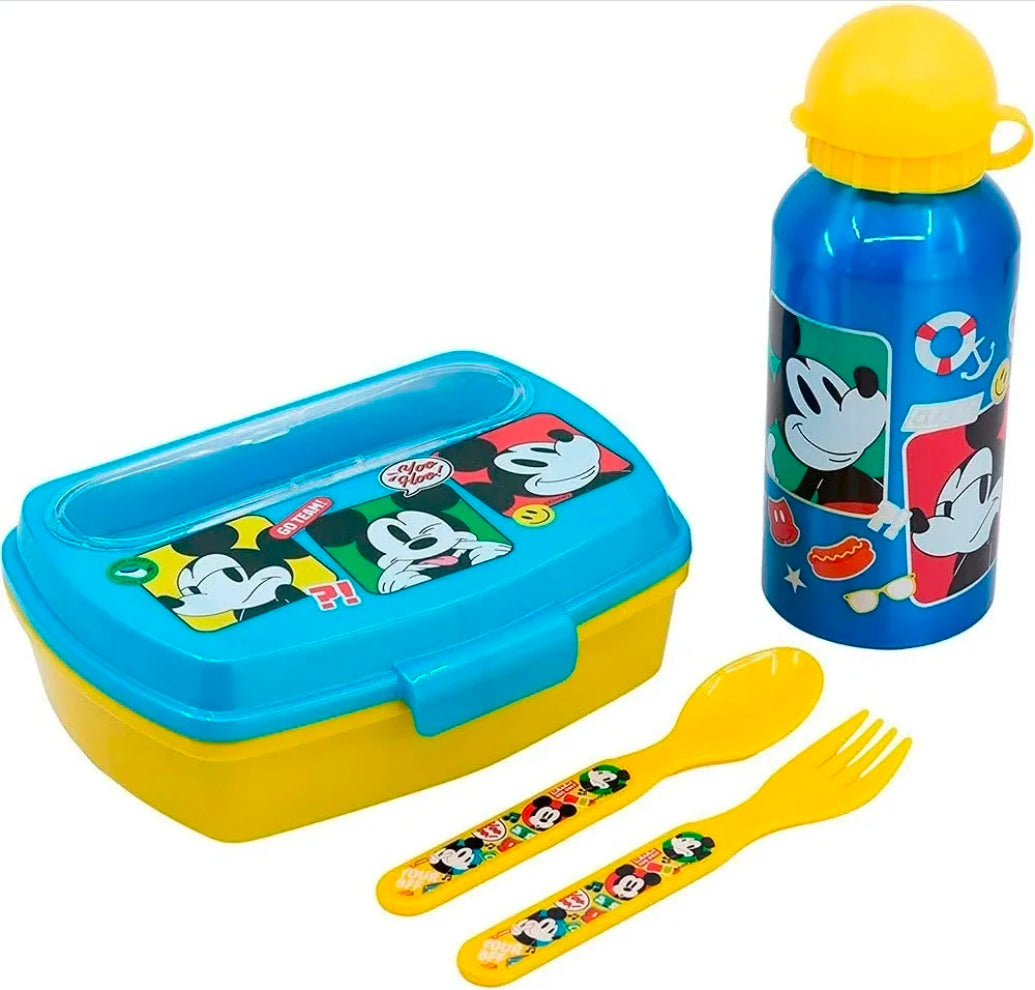 4PCS URBAN BACK TO SCHOOL SET IN GIFT BOX MICKEY MOUSE FUN-TASTIC