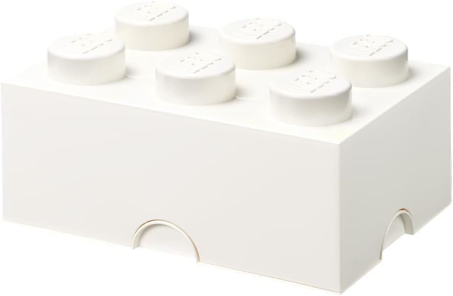 Lego storage brick 6 (multiple colours)