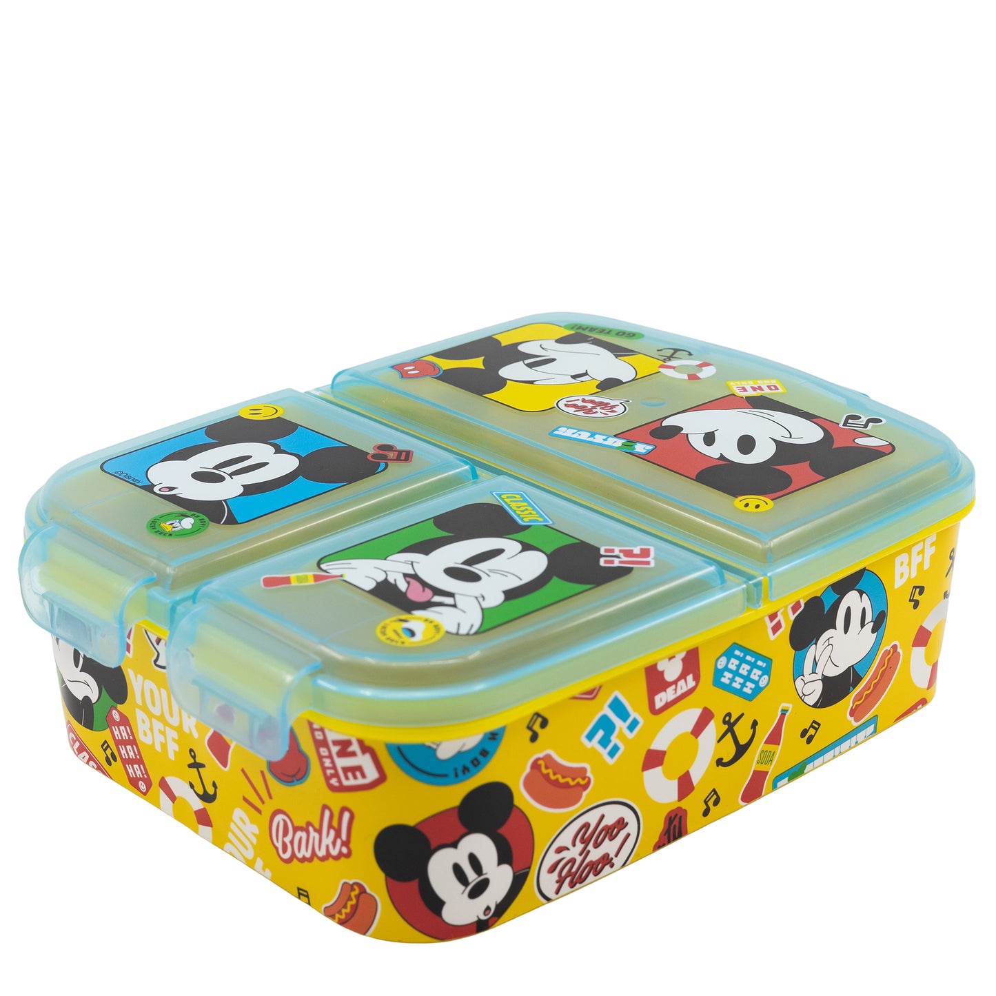 MULTI COMPARTMENT SANDWICH BOX MICKEY MOUSE FUN-TASTIC