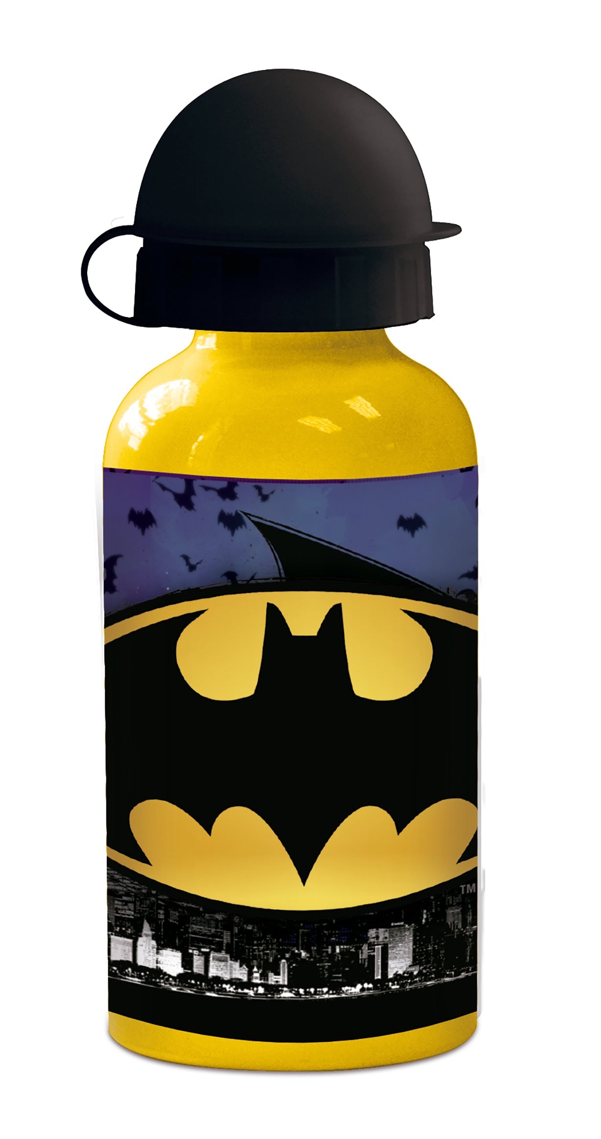 ALUMINIUM BOTTLE 400 ML  BATMAN SYMBOL