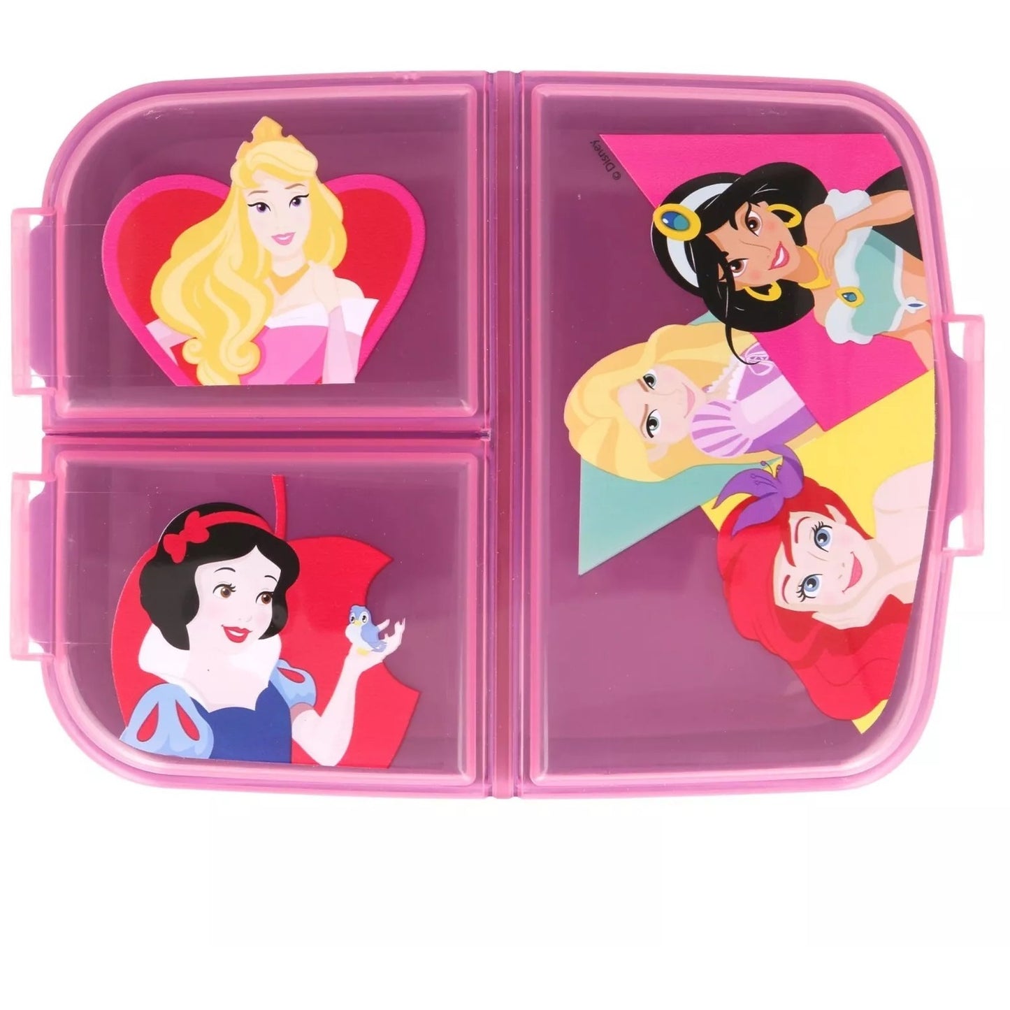 MULTI COMPARTMENT SANDWICH BOX DISNEY PRINCESS BRIGHT & BOLD