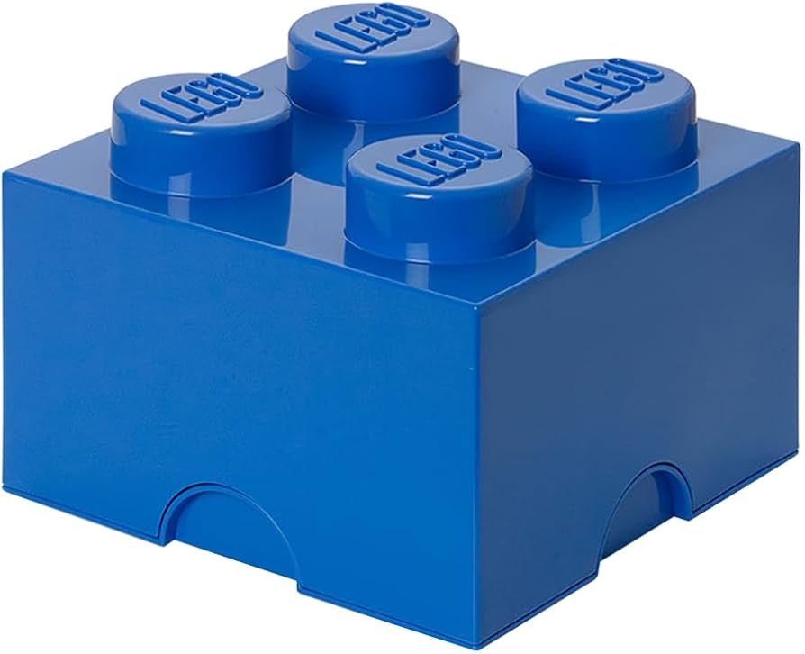 Lego storage brick 4 (multiple colours)